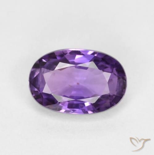 0.47ct Natural Pink Violet Sapphire, Oval, VS