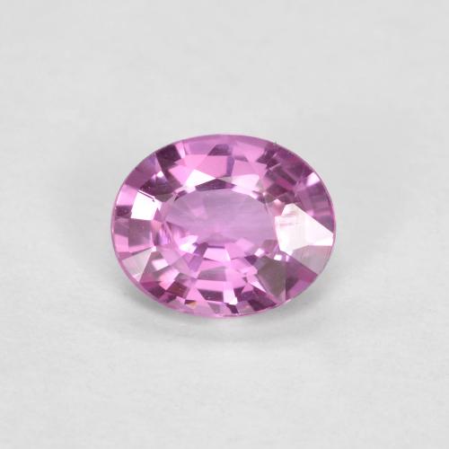 Purple-Pink Saphir Edelstein - 0.4ct Oval facettiert (ID: 560547)