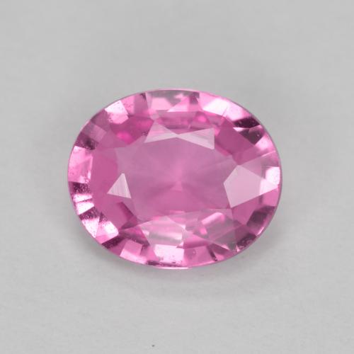 Royal Purple Pink Sapphire Gem - 0.7ct Oval Facet (ID: 560549)