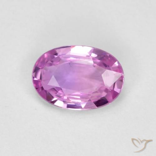 5.7 x 4mm Oval Facet Purple Sapphire from Tanzania, Weight of 0.42ct, Natural heated gemstone in VVS-VS Clarity, 1pc Sapphire - the Color is Deep Pinkish Purple, Mohs Hardness of 9 suitable for daily wear jewelry, Year of the Tiger Gemstone, Photo A
