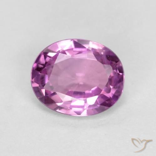 0.43ct Natural Medium Purple Sapphire, Oval, VVS-VS