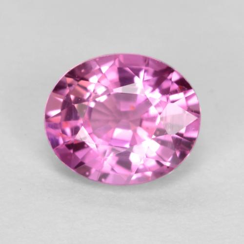 Intense Pinkish Purple Сапфир Камень - 0.7ct Фасетный Овал (ID: 560640)