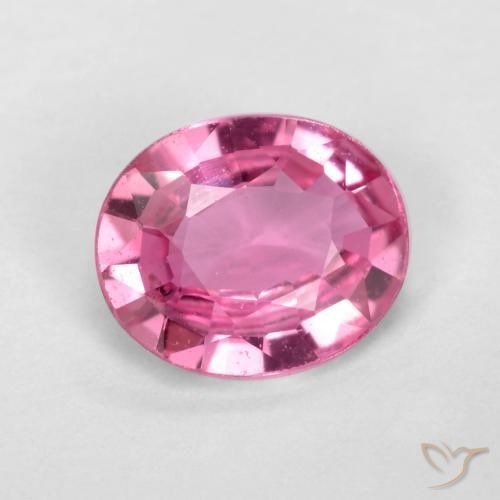 0.59 ct Purple Sapphire Stone, Natural Sapphire in Oval Facet Shape for Sale