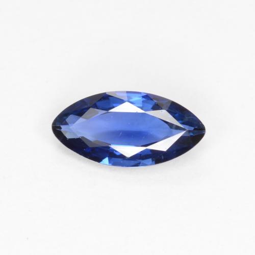 Dark Blue Sapphire Gem - 0.4ct Marquise Facet (ID: 560914)