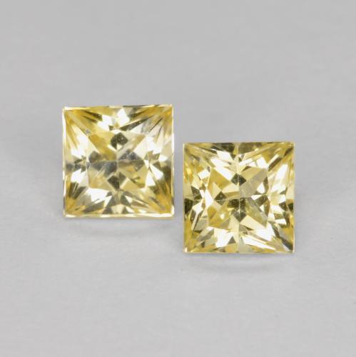 Tuscany Yellow Sapphire Gem - 0.2ct Princess-Cut (ID: 562122)