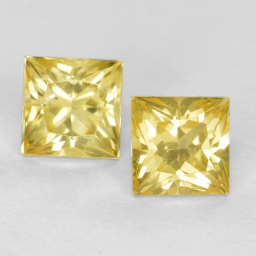 Tuscany Yellow Sapphire Gem - 0.3ct Princess-Cut (ID: 562643)