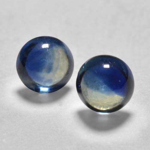 Королевский синий Сапфир Камень - 0.3ct Круглый Кабошон (ID: 562793)