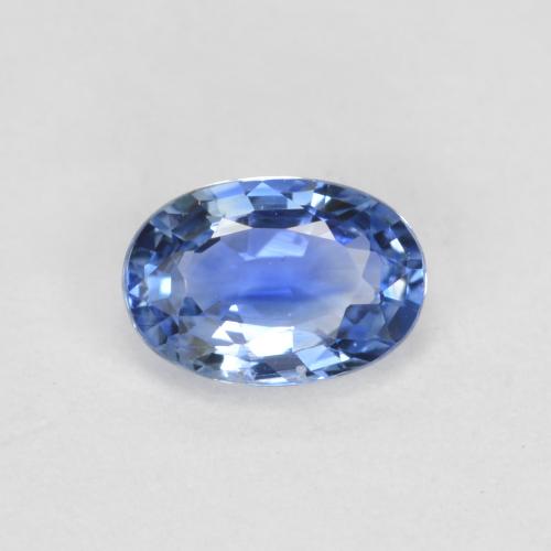 Medium Dark Blue Сапфир Камень - 0.6ct Фасетный Овал (ID: 562859)