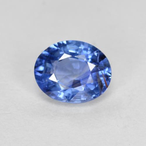 Medium Dark Blue Sapphire Gem - 0.7ct Oval Facet (ID: 562860)