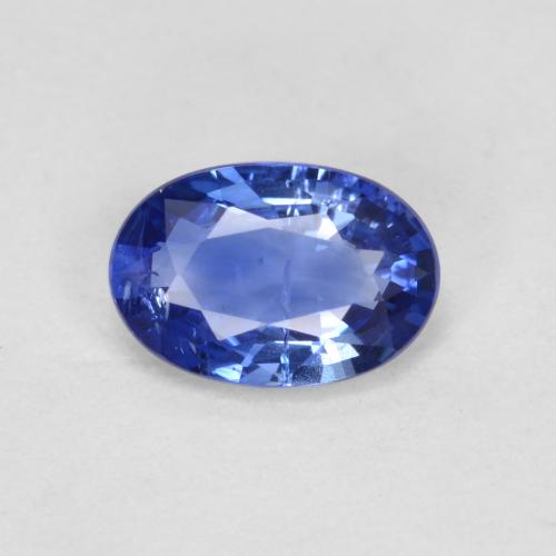 True Blue Sapphire Gem - 0.5ct Oval Facet (ID: 562861)