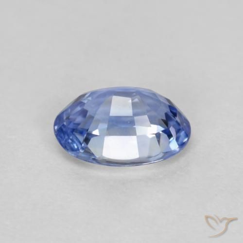 Sapphire Gemstone in 5.7 x 4 mm Size for Sale, Sapphire Stone in Medium Dark Blue Color