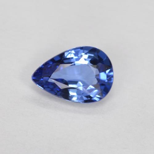 Medium Dark Blue Сапфир Камень - 0.4ct Фасетная Груша (ID: 562873)