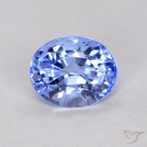 Темно-синий Сапфир Камень - 0.7ct Фасетный Овал (ID: 562876)