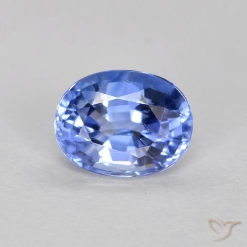 0.50ct Natural Deep Blue Sapphire, Oval, VVS-VS