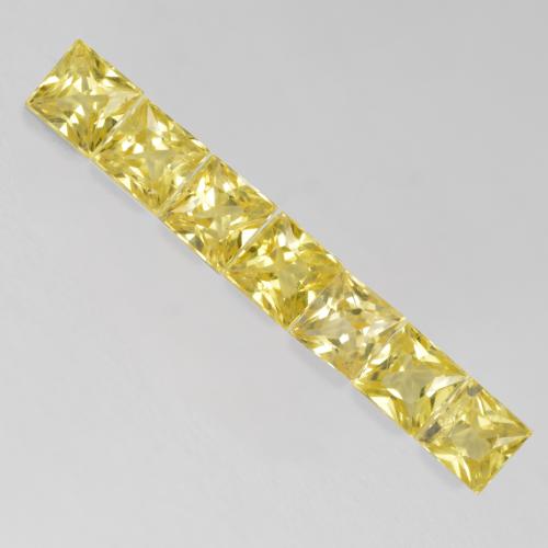 Tuscany Yellow Sapphire Gem - 0.2ct Princess-Cut (ID: 562990)