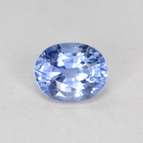 Pastel Blue Сапфир Камень - 0.5ct Фасетный Овал (ID: 563608)