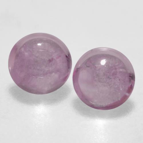 Medium Pink Sapphire Gem - 0.2ct Round Cabochon (ID: 563806)