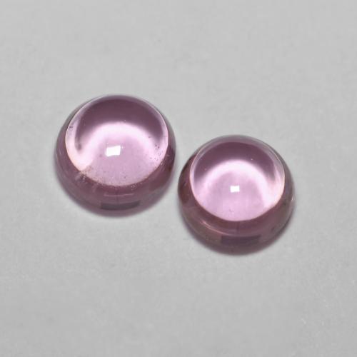 Lavender Pink Sapphire Gem - 0.2ct Round Cabochon (ID: 564245)