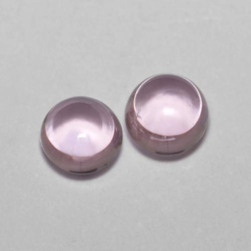 Light Pink Sapphire Gem - 0.2ct Round Cabochon (ID: 564410)