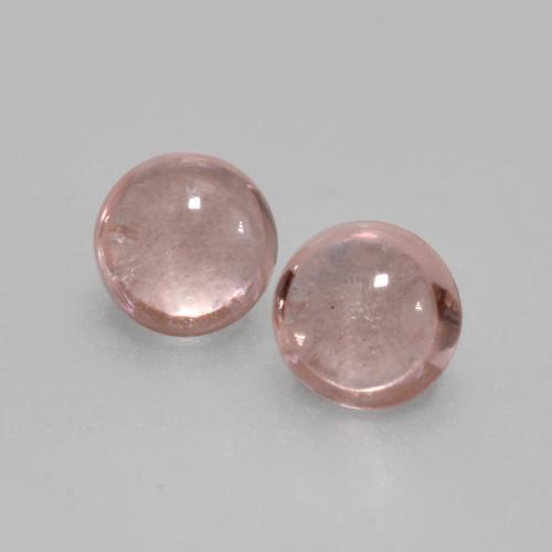 Deep Pink Sapphire Gem - 0.3ct Round Cabochon (ID: 564411)