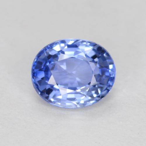 Синий / Голубой Сапфир Камень - 0.5ct Фасетный Овал (ID: 564555)