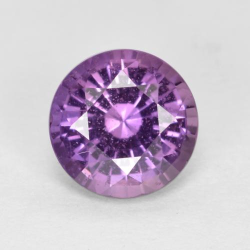 Rosado-violeta medio Zafiro Gema - 0.9ct Faceta Redonda (ID: 565369)