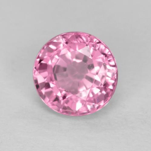 pink Saphir Edelstein - 0.6ct Rund Facettenschliff (ID: 565370)