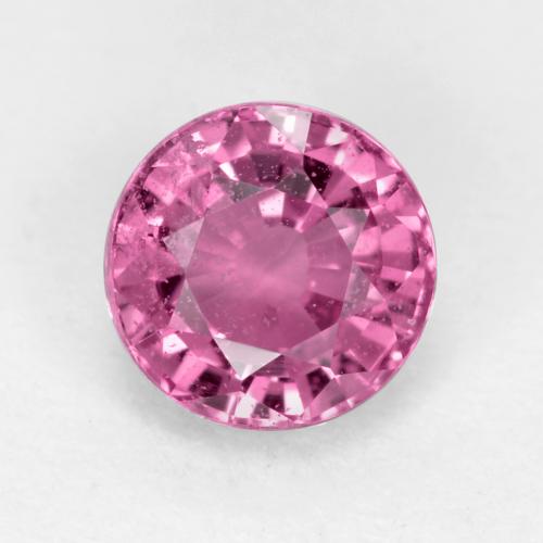 Royal Purple Pink Saphir Edelstein - 0.7ct Rund Facettenschliff (ID: 565373)