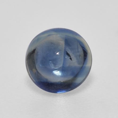Navy Blue Sapphire Gem - 0.6ct Round Cabochon (ID: 565377)