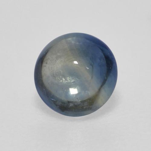 Navy Blue Sapphire Gem - 0.4ct Round Cabochon (ID: 565378)