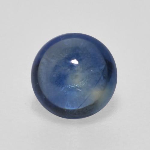 Navy Blue Сапфир Камень - 0.5ct Круглый Кабошон (ID: 565379)