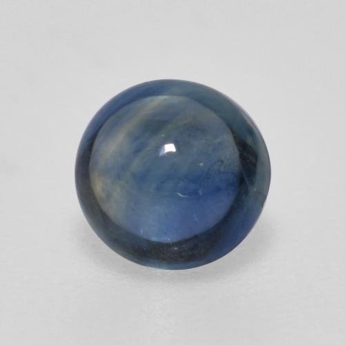 Navy Blue Sapphire Gem - 0.6ct Round Cabochon (ID: 565380)