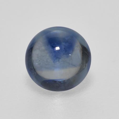 Royal Blue Sapphire Gem - 0.7ct Round Cabochon (ID: 565384)