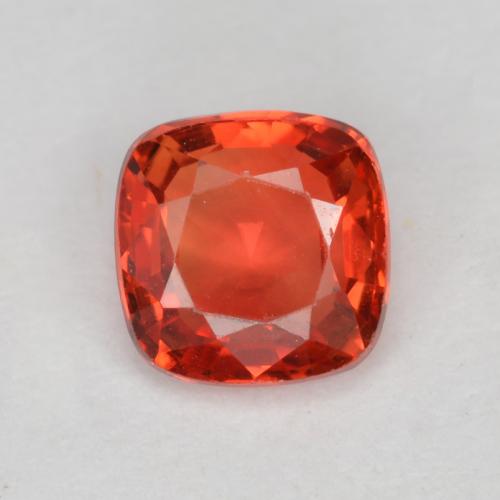 Fire Orange Sapphire Gem - 0.6ct Cushion-Cut (ID: 565527)