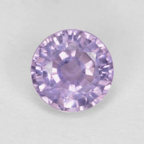Светло-фиолетовый Сапфир Камень - 0.4ct Круглая Фасетная Огранка (ID: 565621)