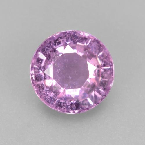 Medium Pinkish Purple Сапфир Камень - 0.4ct Круглая Фасетная Огранка (ID: 565625)