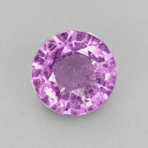 Violet Purple Sapphire Gem - 0.4ct Round Facet (ID: 565626)