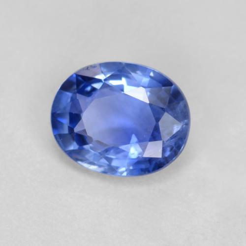 Васильково-синий Сапфир Камень - 0.4ct Фасетный Овал (ID: 565648)