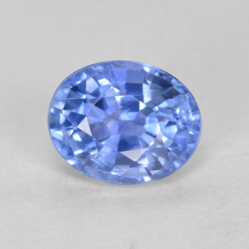 Pastel Blue Сапфир Камень - 0.5ct Фасетный Овал (ID: 565650)