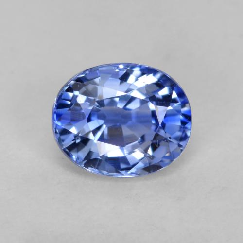 Medium Dark Blue Сапфир Камень - 0.5ct Фасетный Овал (ID: 565655)