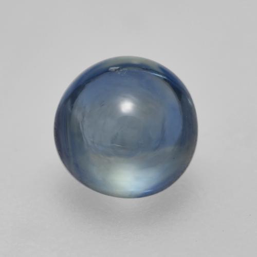 Navy Blue Sapphire Gem - 0.7ct Round Cabochon (ID: 566009)