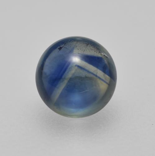 Navy Blue Sapphire Gem - 0.5ct Round Cabochon (ID: 566011)