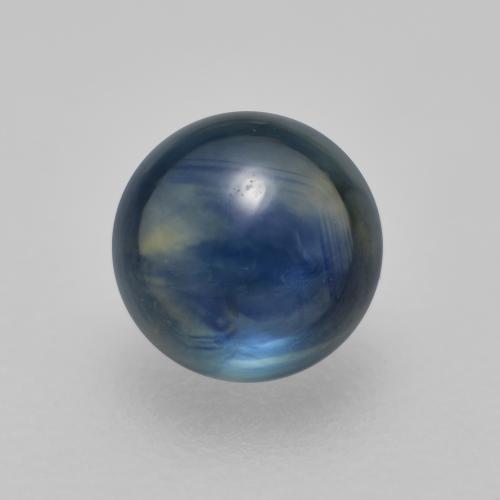 Navy Blue Sapphire Gem - 0.6ct Round Cabochon (ID: 566012)