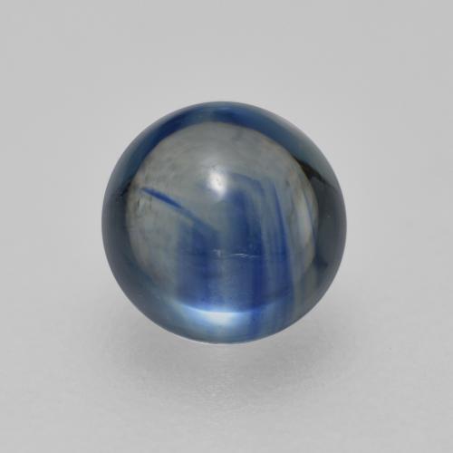 Bleu marine Saphir gemme - 0.6ct Cabochon rond (ID: 566013)