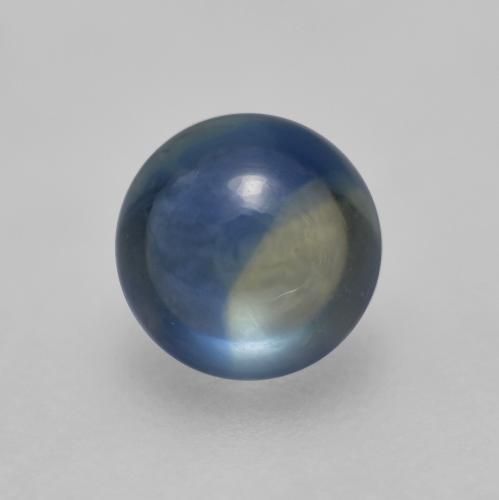 Navy Blue Saphir Edelstein - 0.5ct Rund Cabochon (ID: 566016)
