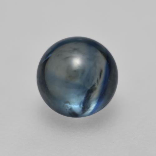 Navy Blue Sapphire Gem - 0.6ct Round Cabochon (ID: 566018)