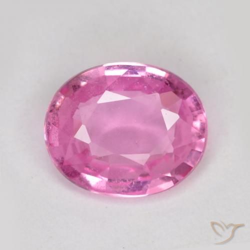 0.70ct Natural Royal Purple Pink Sapphire, Oval, VS-SI
