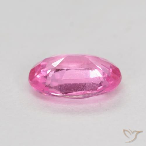 Sapphire Gemstone in 6.2 x 5.1 mm Size for Sale, Sapphire Stone in Royal Purple Pink Color