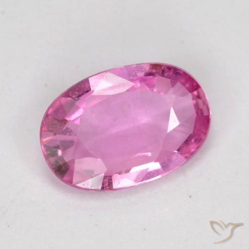 0.66 ct Purple Sapphire Stone, Natural Sapphire in Oval Facet Shape for Sale