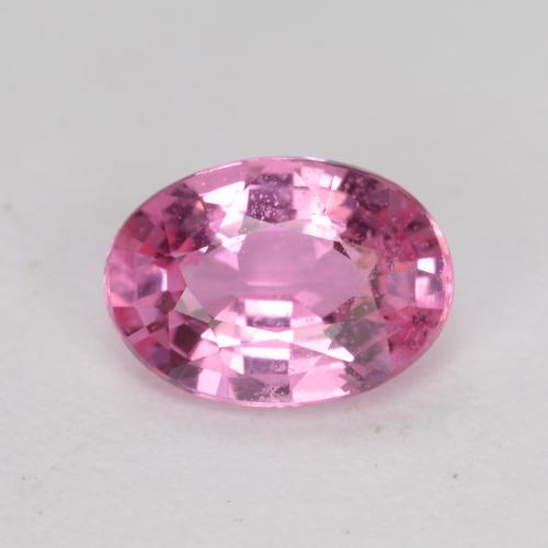 Intense Pink Сапфир Камень - 0.6ct Фасетный Овал (ID: 566025)